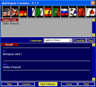 Multilingual Translator screenshot